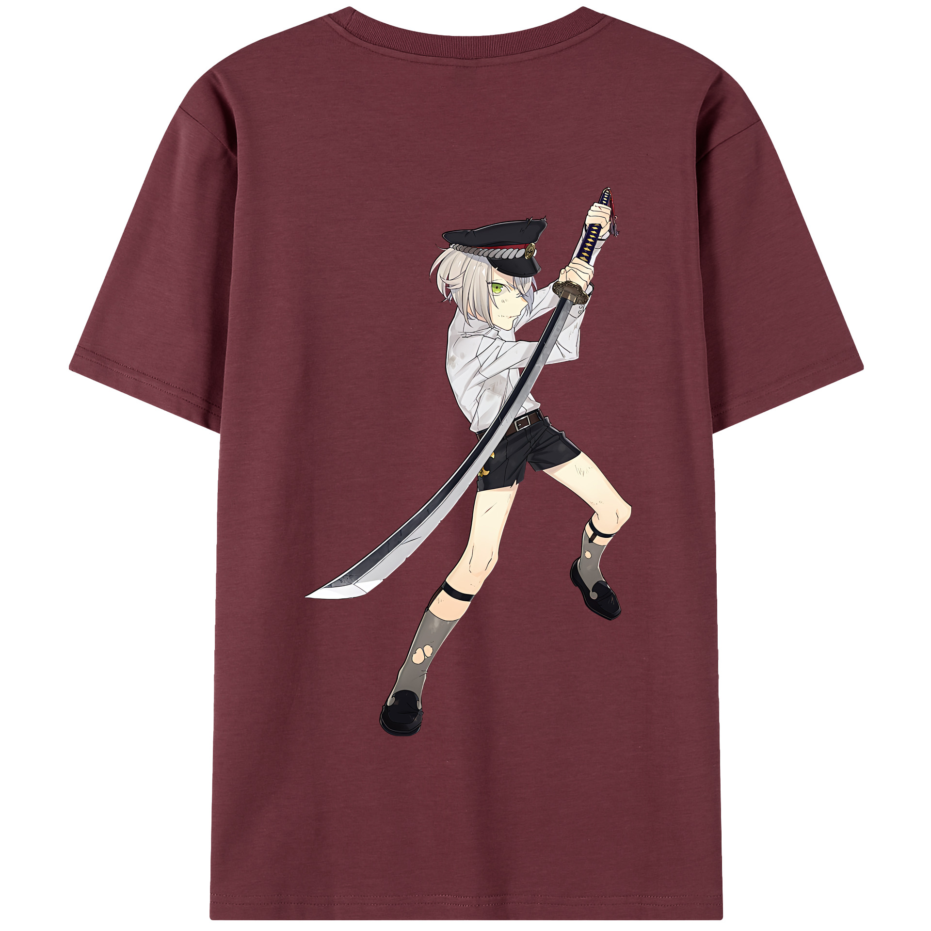 （画像用） 刀剣乱舞 Touken Ranbu 綿100％半袖Tシャツ（背面プリント）